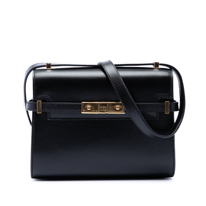 Saint Laurent Mini Smooth Cuir de veau Manhattan Sac porté croisé