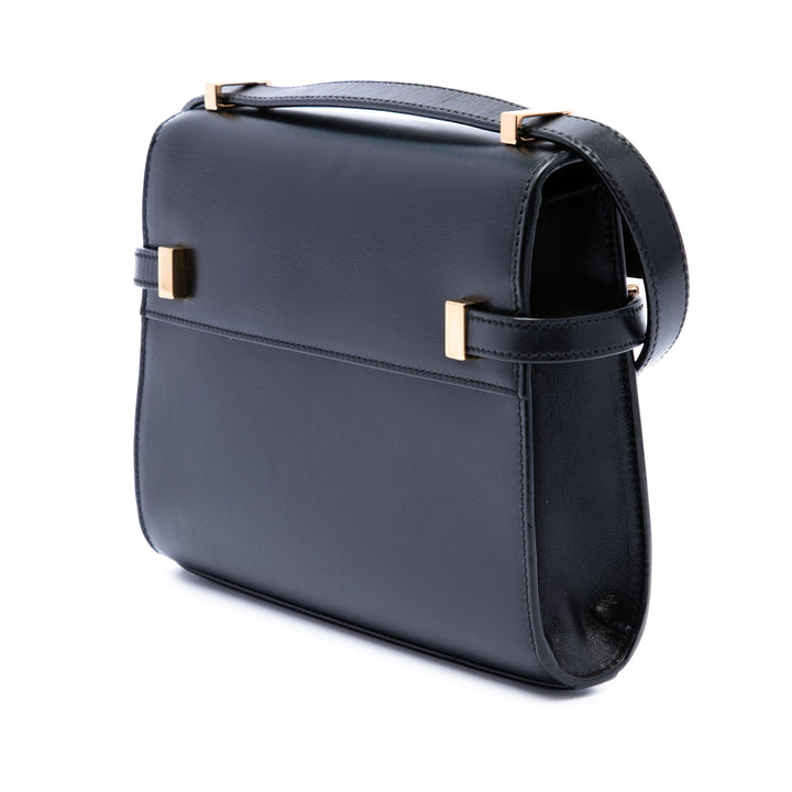 Saint Laurent Mini Smooth Cuir de veau Manhattan Sac porté croisé