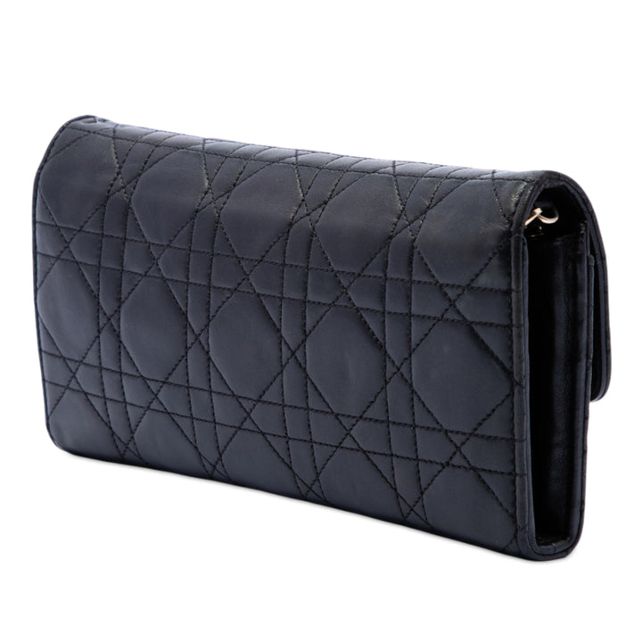 Dior Cuir d’agneau Cannage Miss Dior Promenade Wallet on Chain