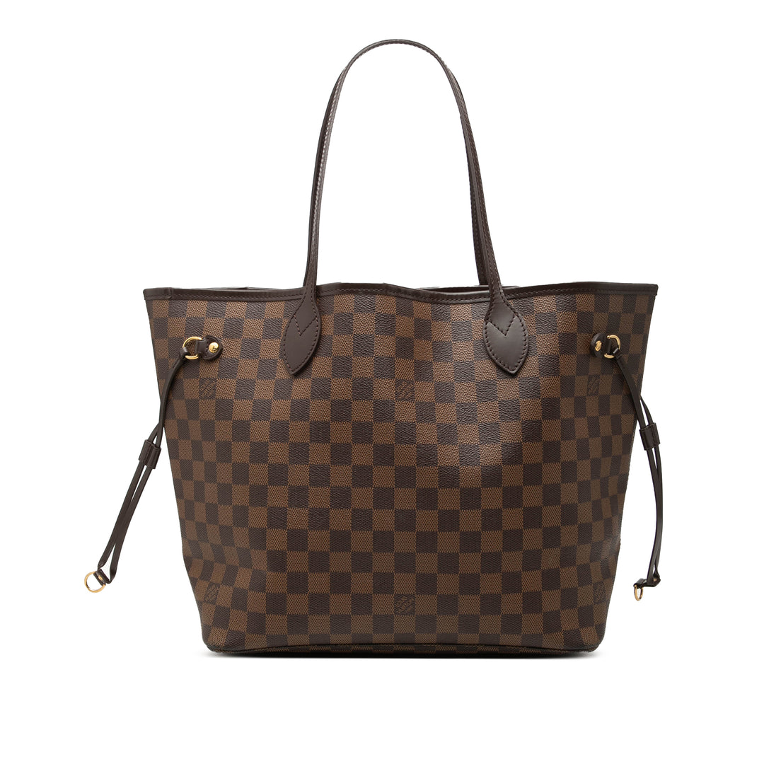 Louis Vuitton Neverfull MM Damier Ébène Marron – vue principale – GABY PARIS