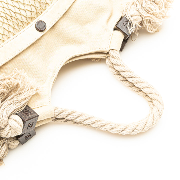 Canvas Cruise Rope Cabas Tote Brown - Gaby Paris