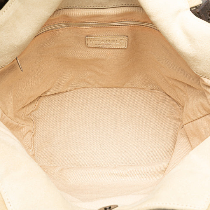 Canvas Cruise Rope Cabas Tote Brown - Gaby Paris