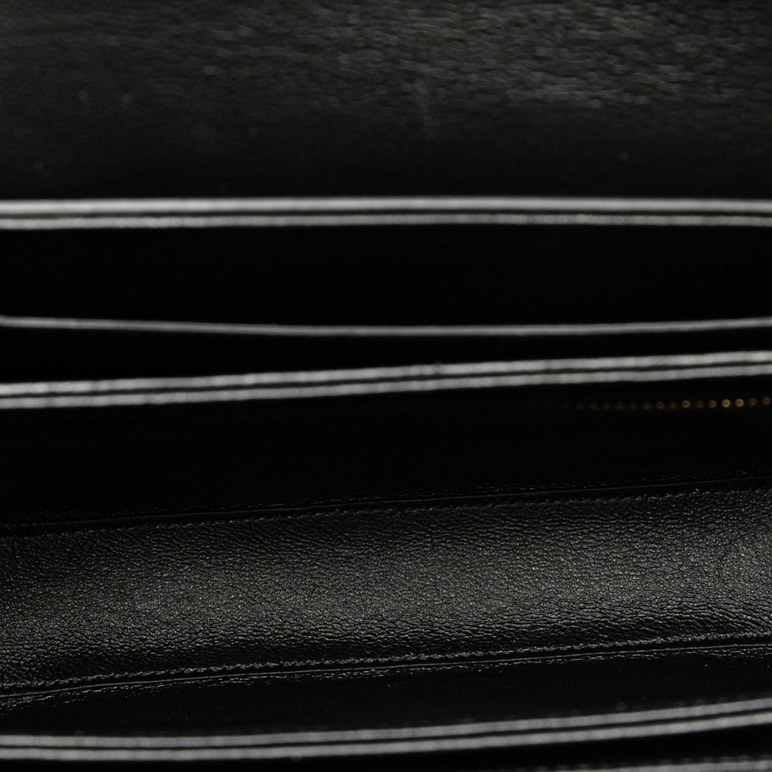 Medium Leather C Bag Black - Gaby Paris