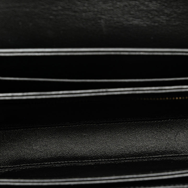 Medium Leather C Bag Black - Gaby Paris