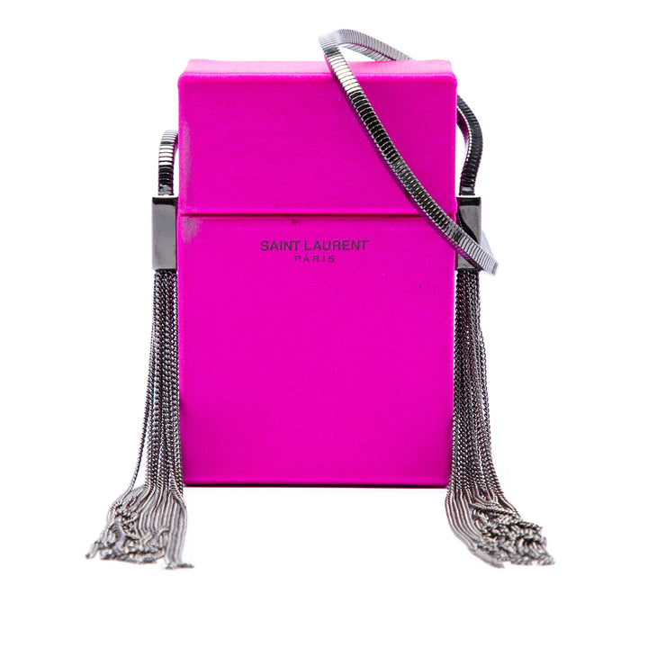 Saint Laurent Mini Soie Smoking Boîte Sac porté croisé