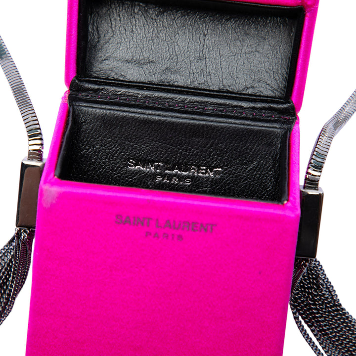 Saint Laurent Mini Soie Smoking Boîte Sac porté croisé