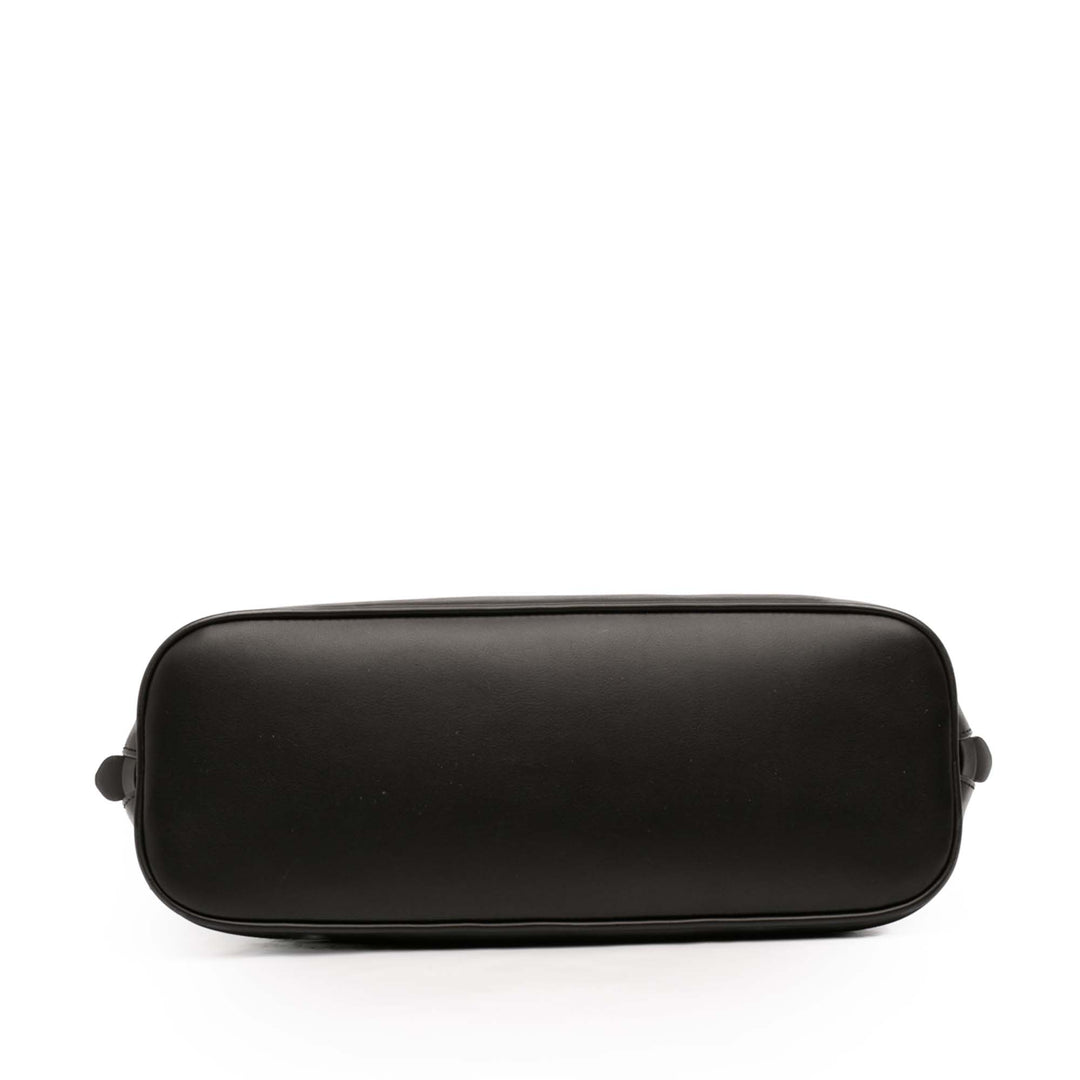 Miu Miu Soupley embossé Logo Sac Cuir de veau