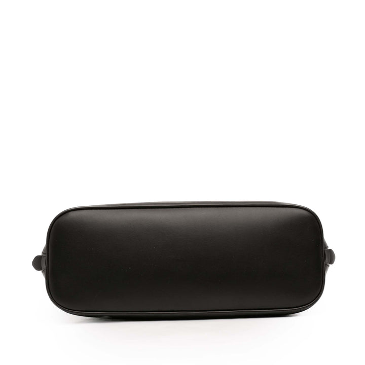 Miu Miu Soupley embossé Logo Sac Cuir de veau