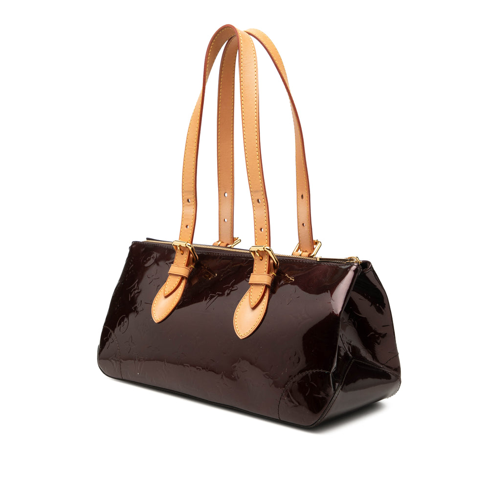 Louis Vuitton Rosewood Avenue Cuir verni Monogram Rouge – vue 2 – GABY PARIS