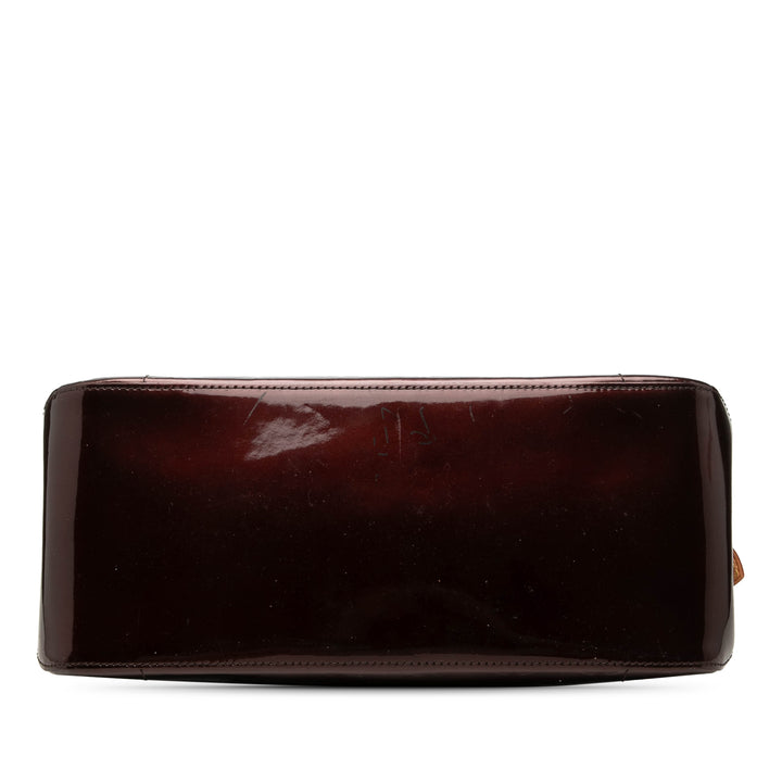 Louis Vuitton Rosewood Avenue Cuir verni Monogram Rouge – vue 3 – GABY PARIS