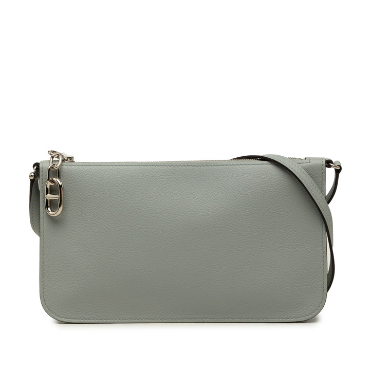 Hermès Zipengo Chaîne D Ancre To Go Pochette Evercolor Gris – vue principale – GABY PARIS