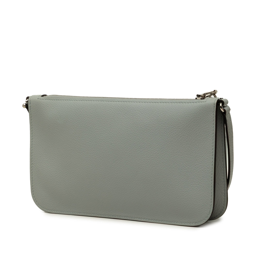 Hermès Zipengo Chaîne D Ancre To Go Pochette Evercolor Gris – vue 2 – GABY PARIS