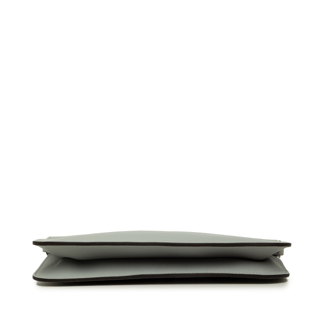 Hermès Zipengo Chaîne D Ancre To Go Pochette Evercolor Gris – vue 3 – GABY PARIS