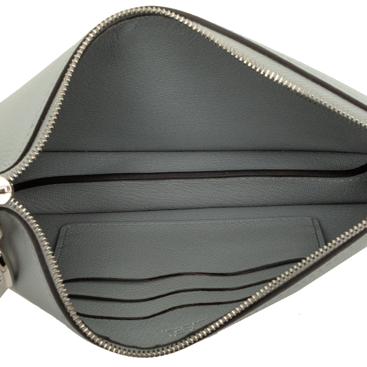 Hermès Zipengo Chaîne D Ancre To Go Pochette Evercolor Gris – vue 4 – GABY PARIS
