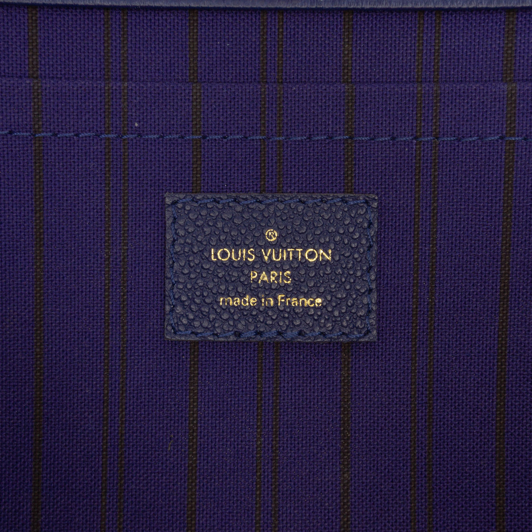 Montaigne GM Monogram Empreinte Bleu