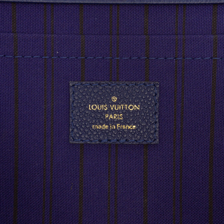 Montaigne GM Monogram Empreinte Bleu