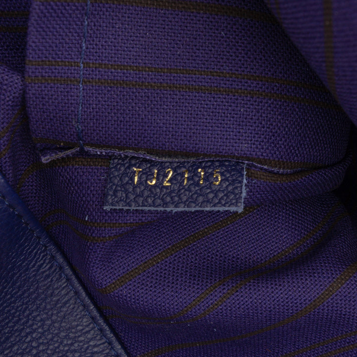 Montaigne GM Monogram Empreinte Bleu