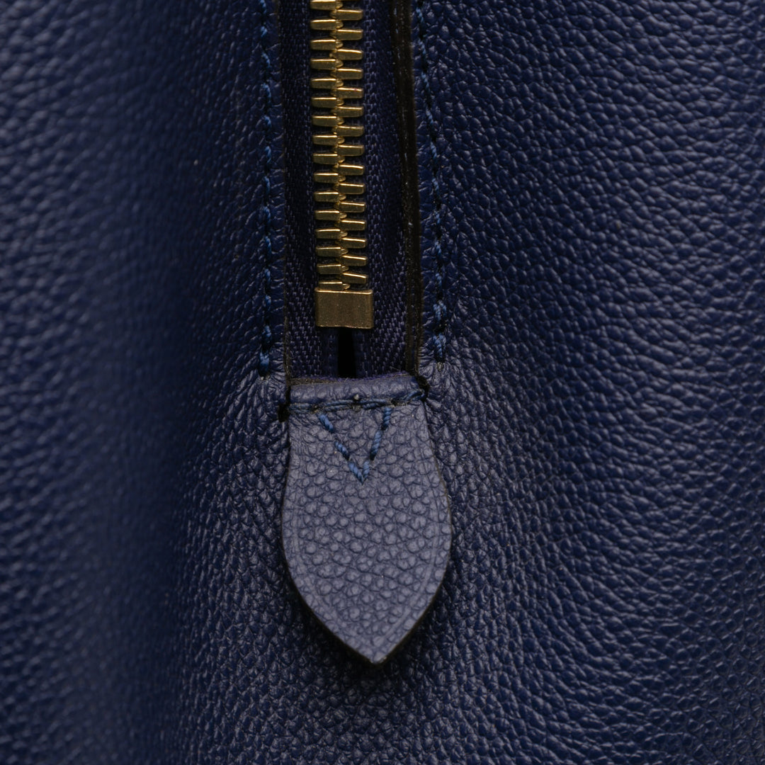 Montaigne GM Monogram Empreinte Bleu