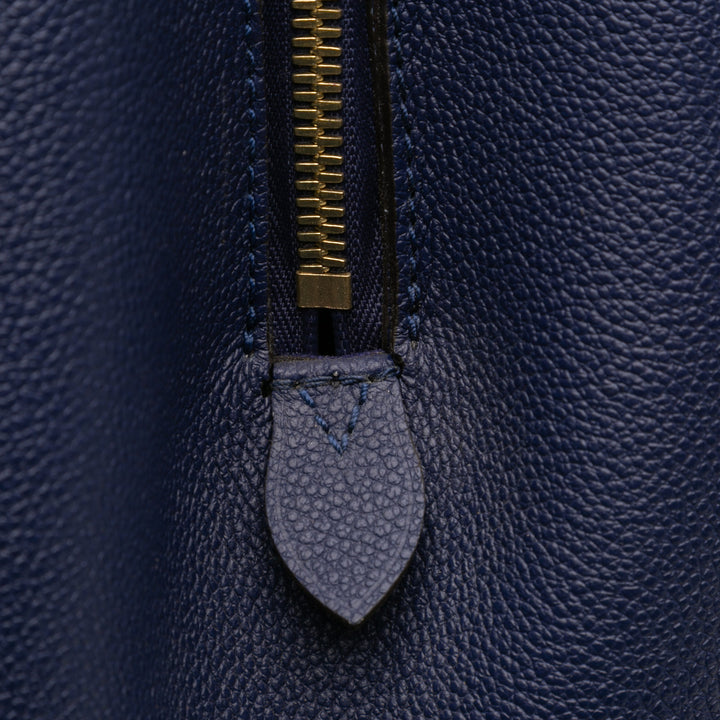Montaigne GM Monogram Empreinte Bleu