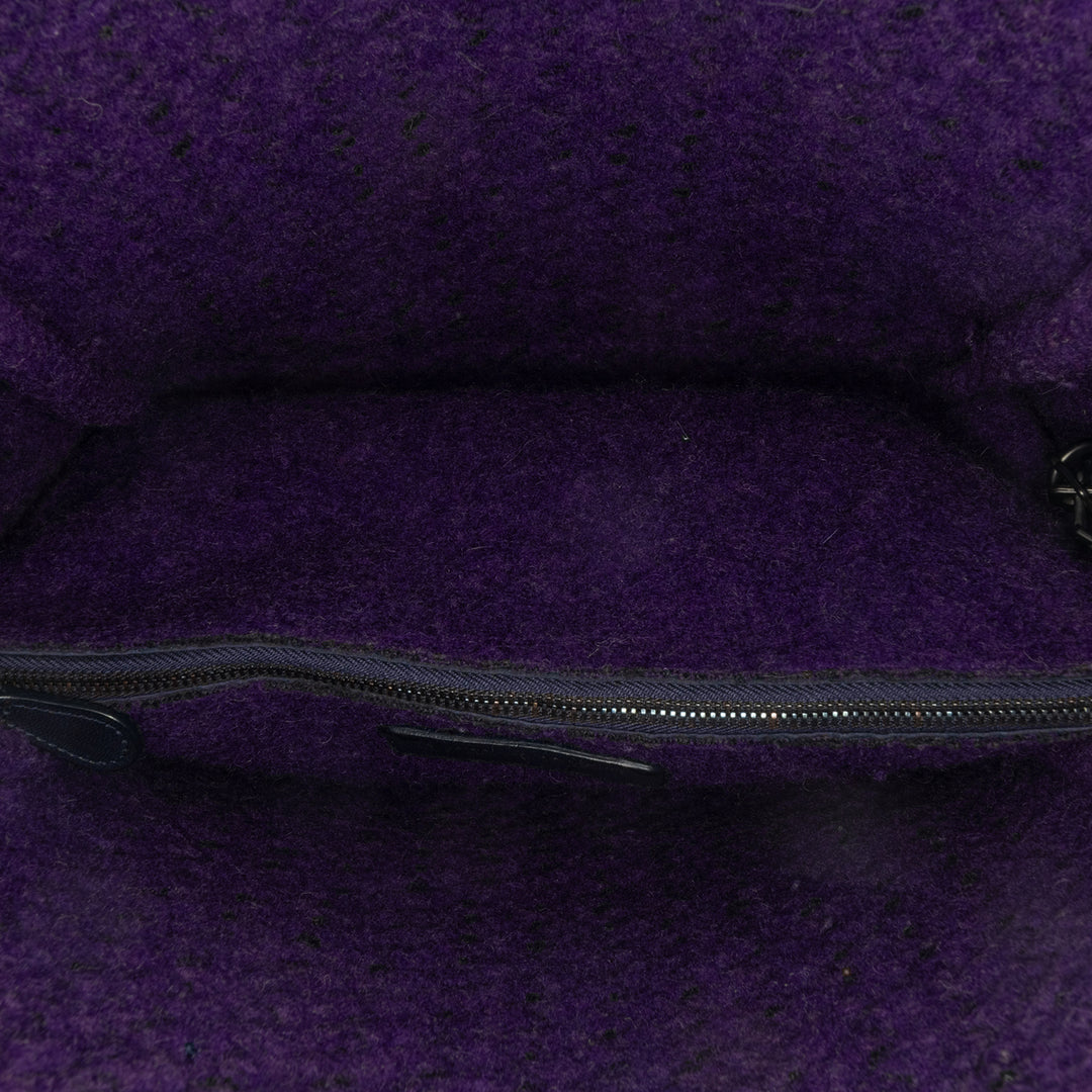 Bottega Veneta Cabas Intrecciato Violet – vue 4 – GABY PARIS