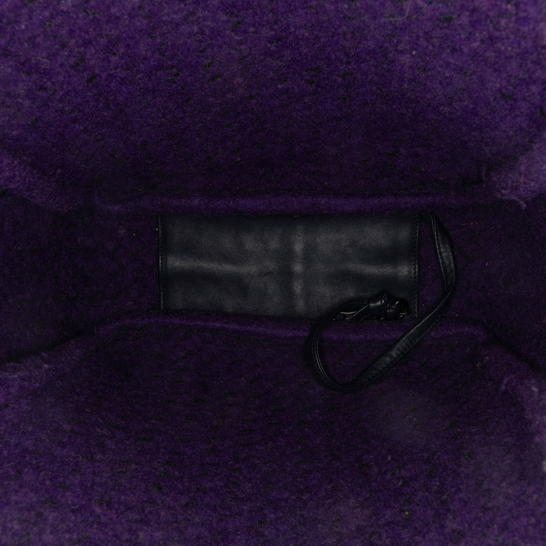 Bottega Veneta Cabas Intrecciato Violet – vue 5 – GABY PARIS
