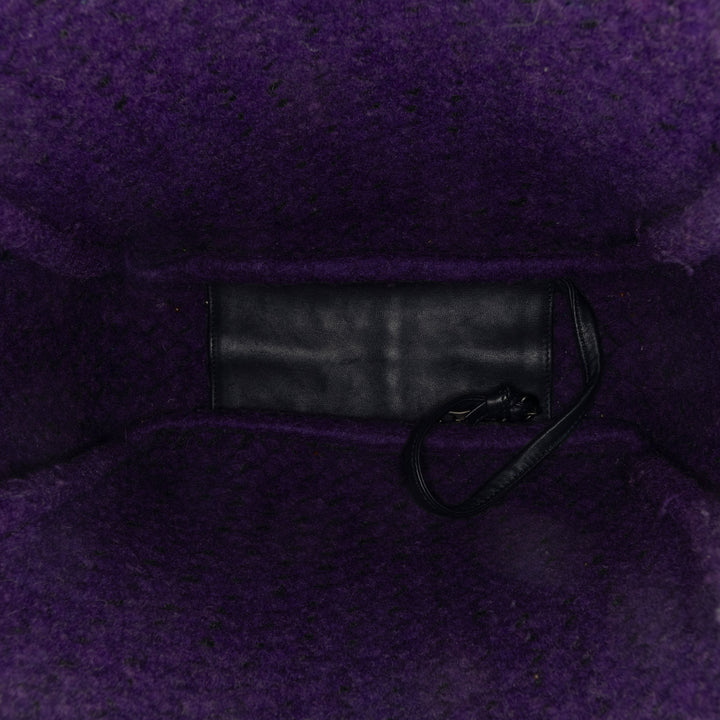 Bottega Veneta Cabas Intrecciato Violet – vue 5 – GABY PARIS