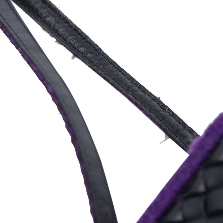 Bottega Veneta Cabas Intrecciato Violet – vue 8 – GABY PARIS