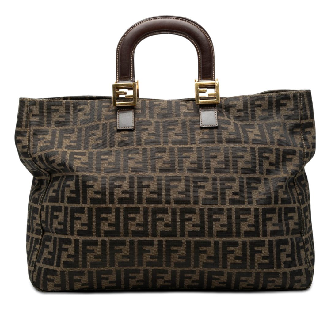 Fendi Large Zucca Toile Twins Cabas