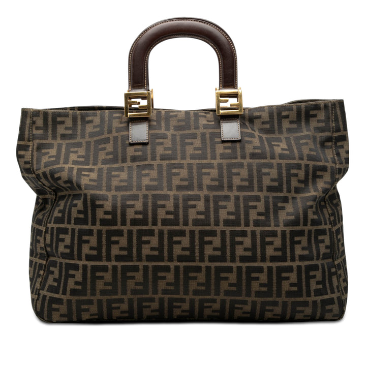 Fendi Large Zucca Toile Twins Cabas