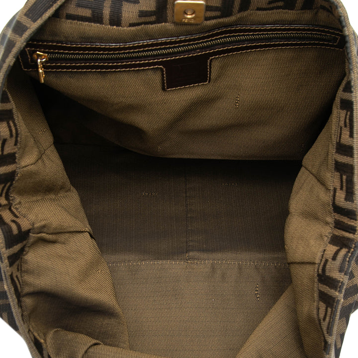 Fendi Large Zucca Toile Twins Cabas