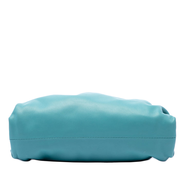 Bottega Veneta Pochette The Mini Cuir d'agneau Bleu – vue 3 – GABY PARIS