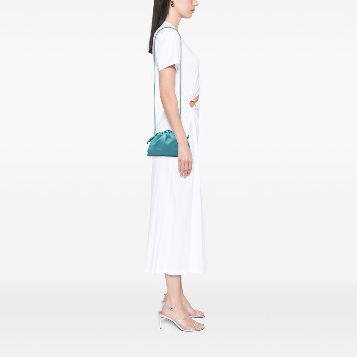 Bottega Veneta Pochette The Mini Cuir d'agneau Bleu – vue 6 – GABY PARIS