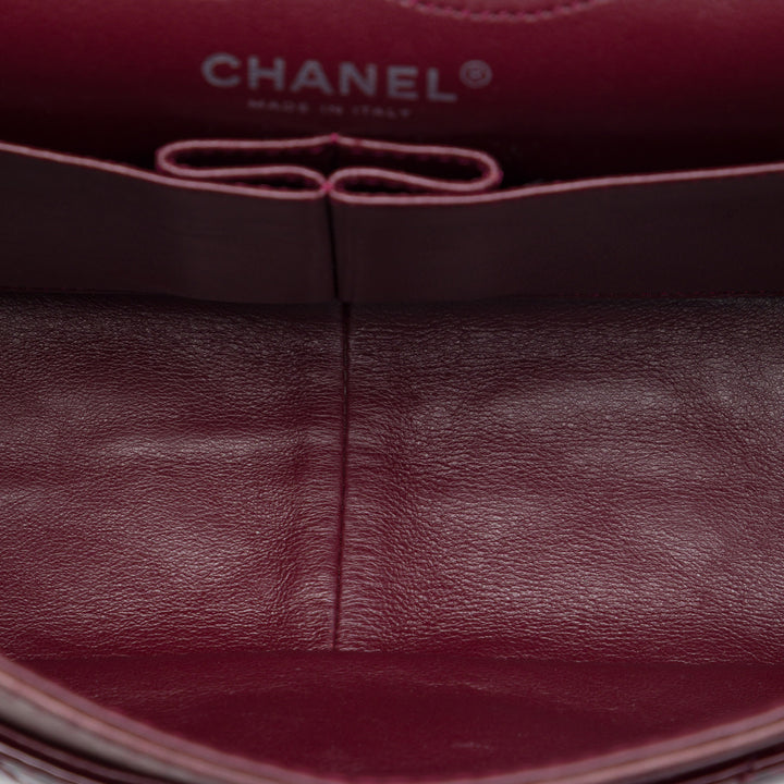 Chanel Matelassé Cuir verni Reissue 2.55 Double rabat 226
