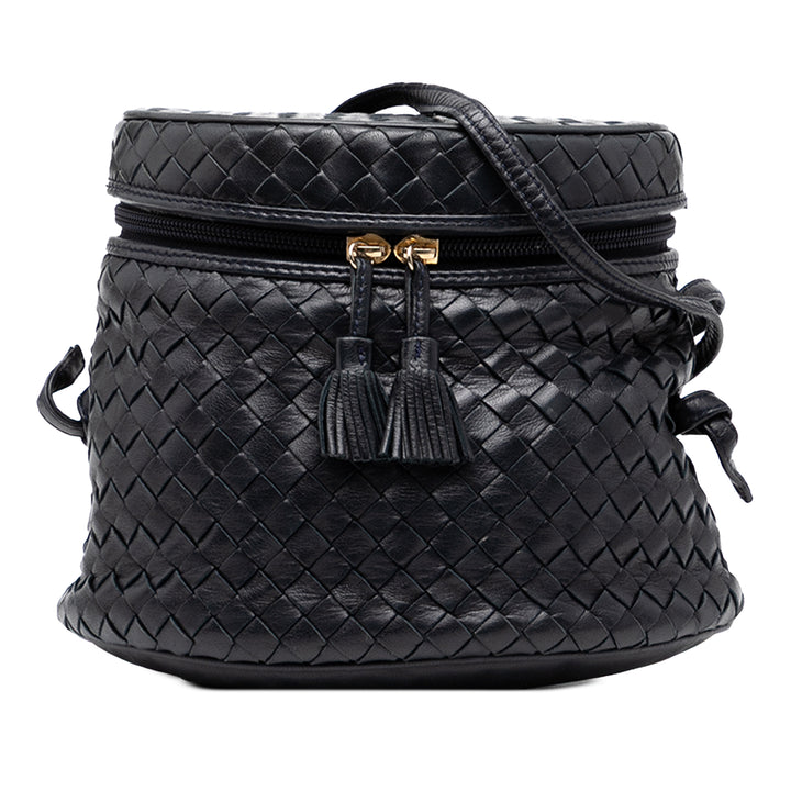 Bottega Veneta Nappa Intrecciato Cuir Creel Sac porté croisé Noir – GABY PARIS Authentique