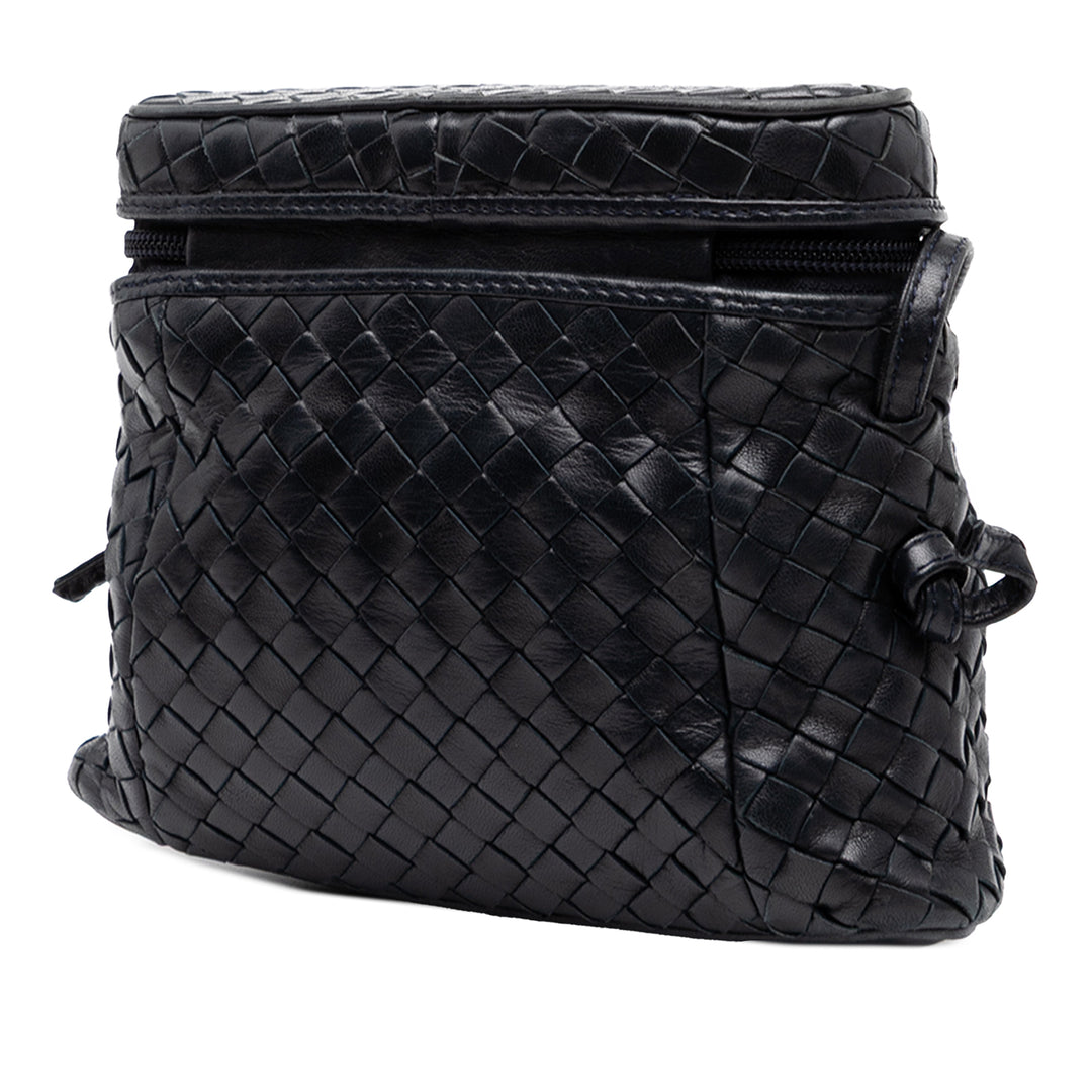 Bottega Veneta Nappa Intrecciato Cuir Creel Sac porté croisé Noir – GABY PARIS Authentique