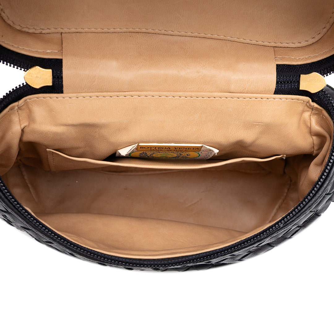 Bottega Veneta Nappa Intrecciato Cuir Creel Sac porté croisé Noir – GABY PARIS Authentique