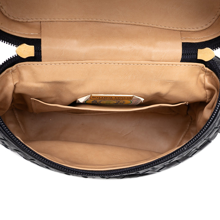 Bottega Veneta Nappa Intrecciato Cuir Creel Sac porté croisé Noir – GABY PARIS Authentique