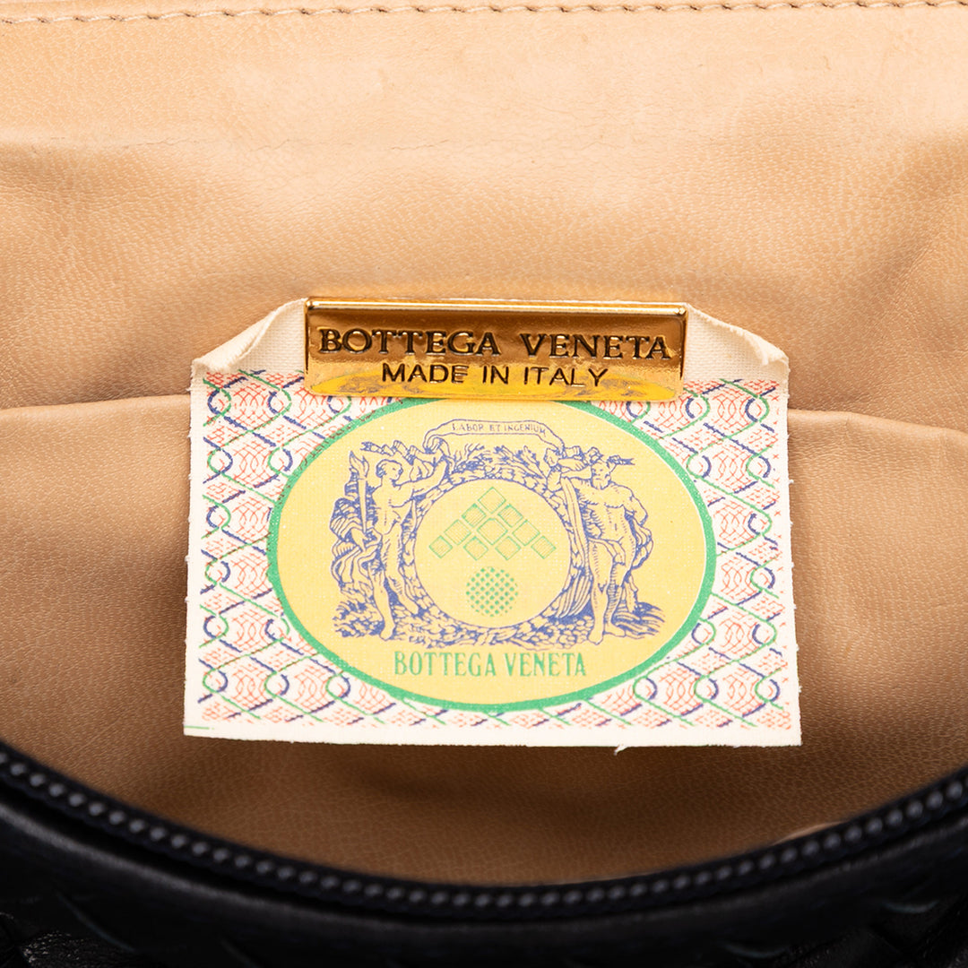 Bottega Veneta Nappa Intrecciato Cuir Creel Sac porté croisé Noir – GABY PARIS Authentique