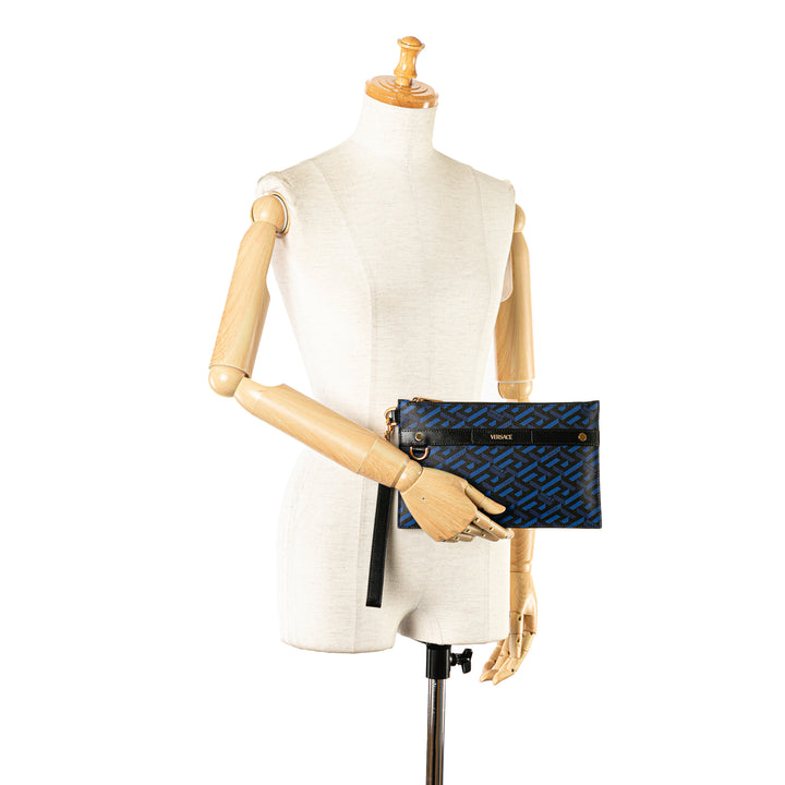 La Greca Clutch Blue - Gaby Paris