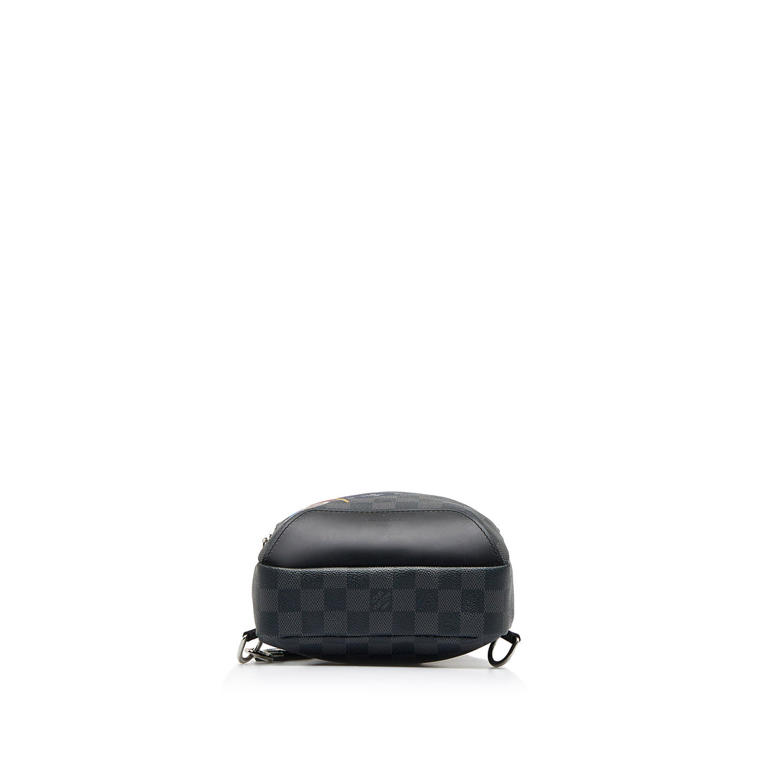 Damier Graphite LV League Avenue Sling Black - Gaby Paris