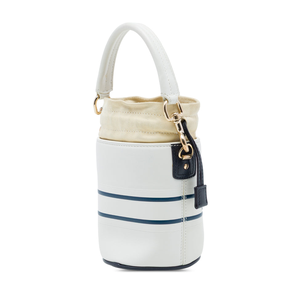 Dior Vibe Sac à cordon seau Micro Cuir de veau Beige – vue 2 – GABY PARIS