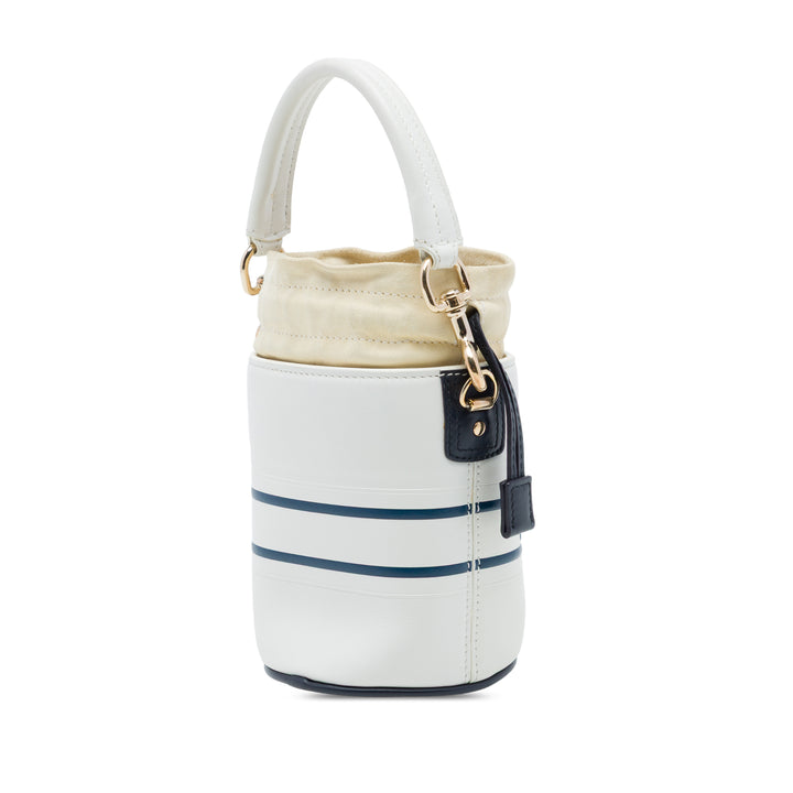 Dior Vibe Sac à cordon seau Micro Cuir de veau Beige – vue 2 – GABY PARIS