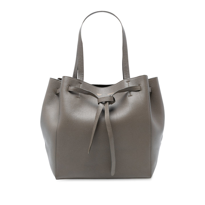 Celine Small Cuir Phantom Cabas Cabas Marron – GABY PARIS Authentique
