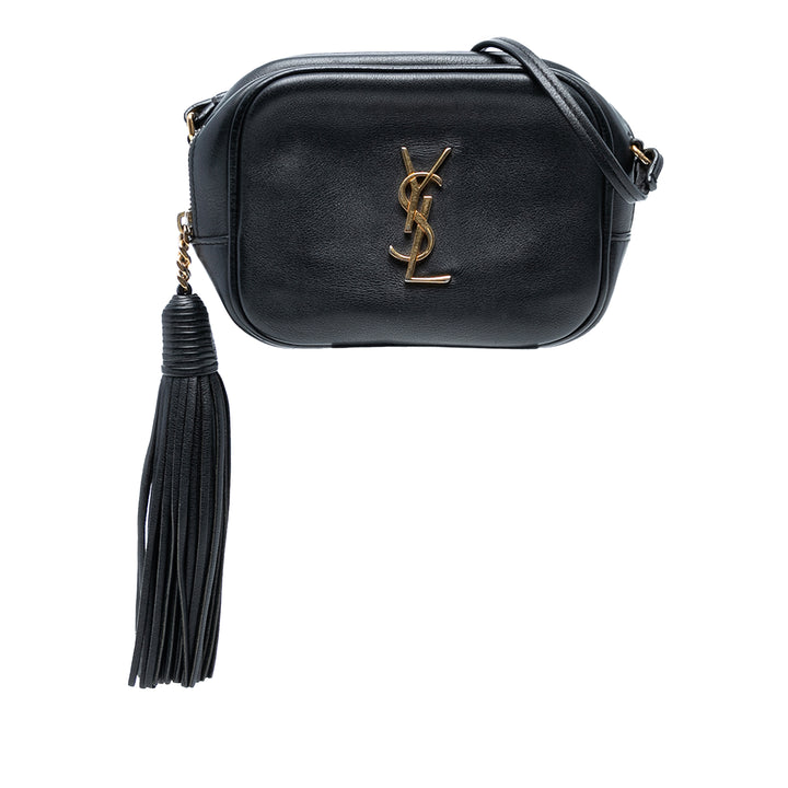 Saint Laurent Cuir de veau Monogram Blogger Bag Noir