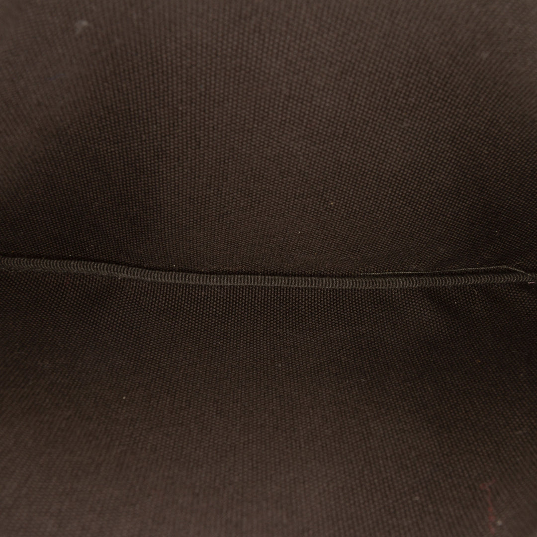 Prada Canapa Toile Logo Wrislet Pochette