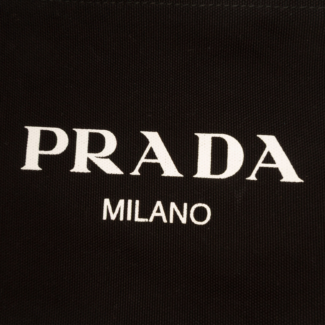 Prada Canapa Toile Logo Wrislet Pochette
