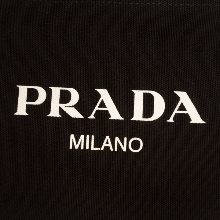 Prada Canapa Toile Logo Wrislet Pochette