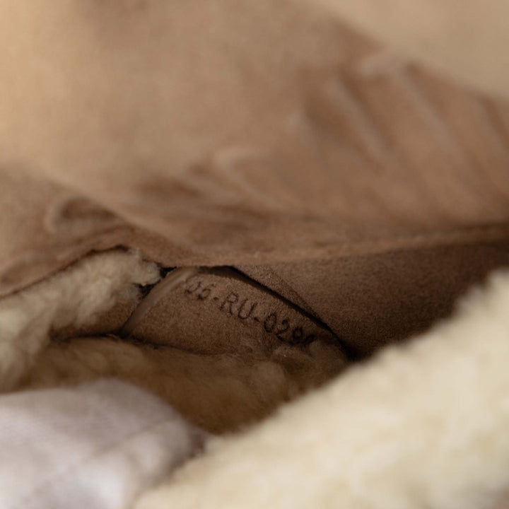 Dior Shearling Bobby Sac Petit Marron – vue 5 – GABY PARIS