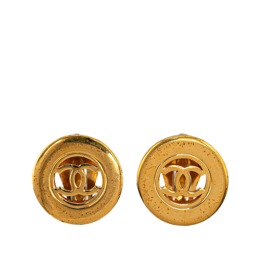 CC Clip On Earrings Gold - Gaby Paris