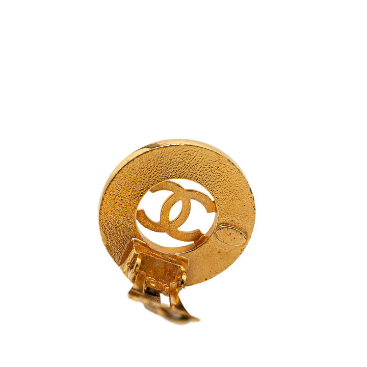 CC Clip On Earrings Gold - Gaby Paris